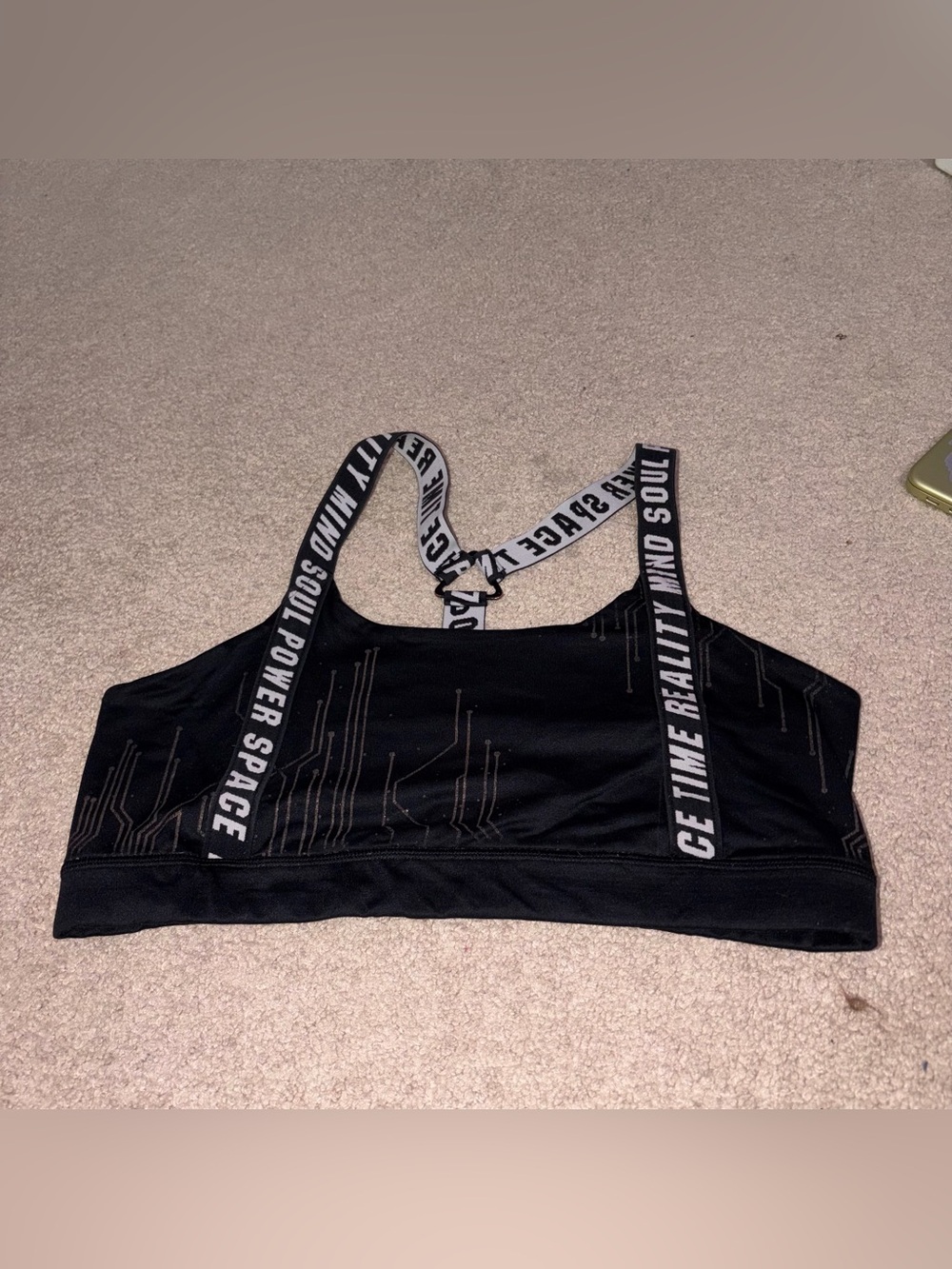 Her Universe x Marvel’s Avengers Infinity War Infinity Stones Strappy Sports Bra